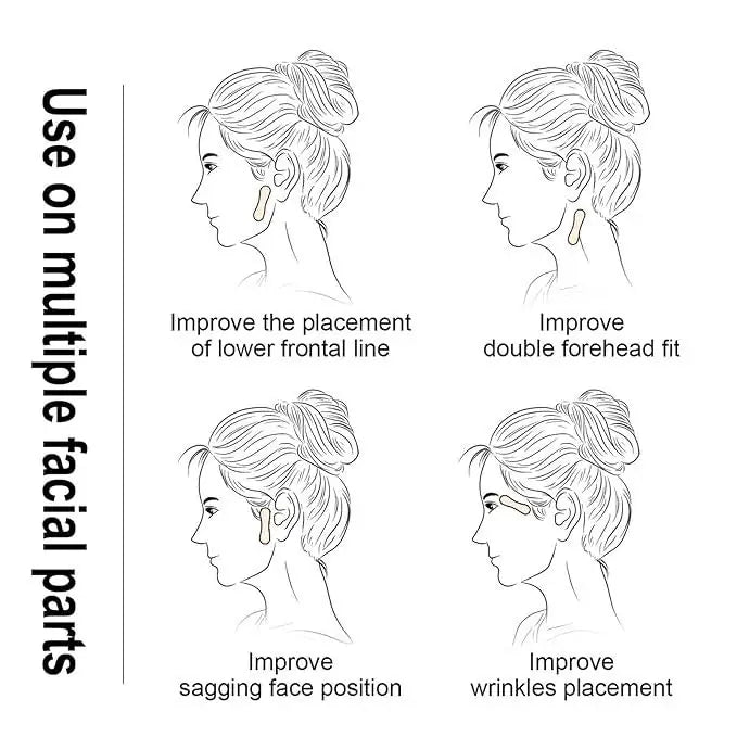 40 Patches V-Shaped Invisible Tapes