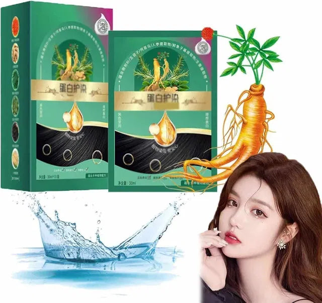 Natural Black Hair Dye Shampoo 30ml